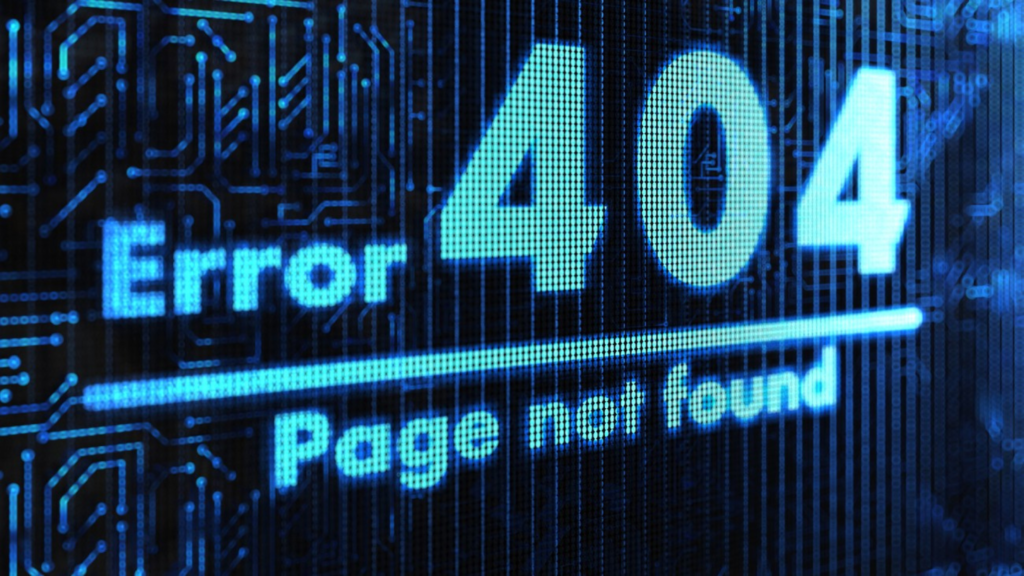 404 error